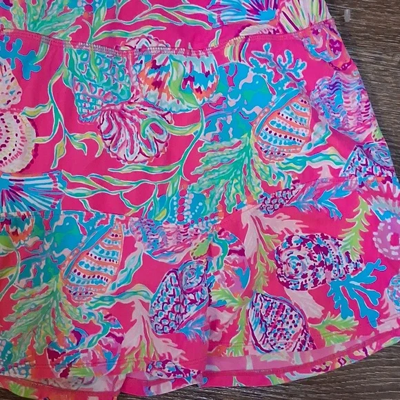 Lilly Pulitzer Corrine Skort Shell Me Something Good Size Small EUC - Picture 2 of 7